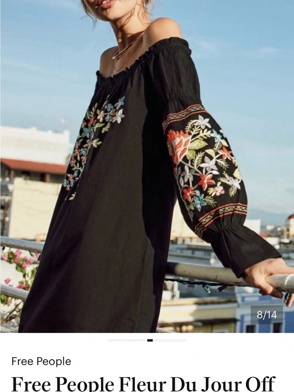 Free People off shoulder